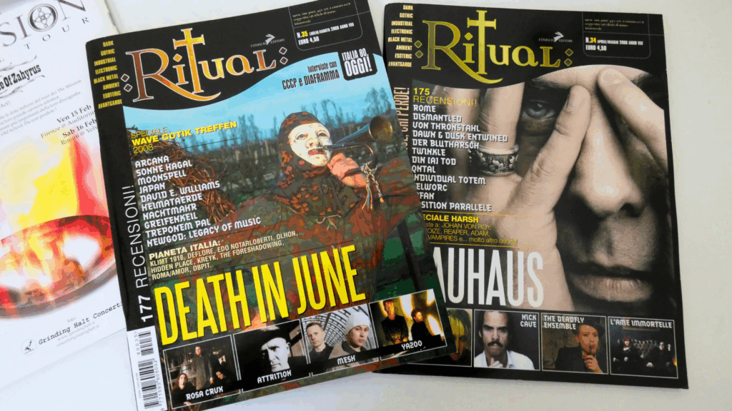 La rivista iconica della community goth italiana